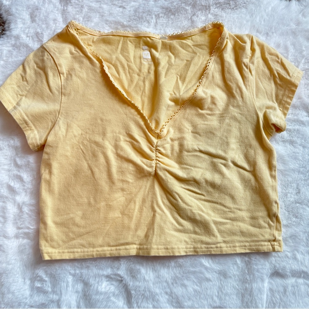 Pacsun Yellow Crop Top